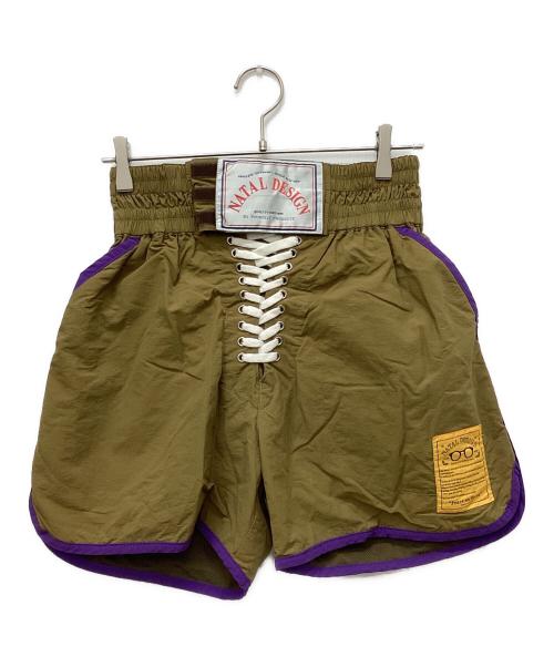 NATAL DESIGN（ネイタルデザイン）NATAL DESIGN (ネイタルデザイン) ROB SHORTS ブラウン サイズ:Mの古着・服飾アイテム