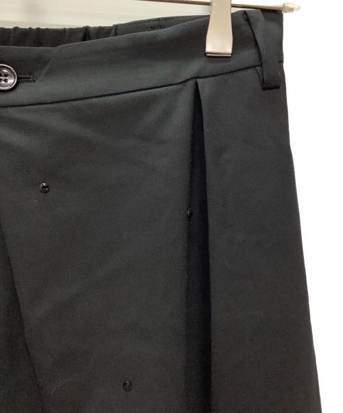 MUVEIL（ミュベール）MUVEIL (ミュベール) ビジュータックパンツ ブラック サイズ:38 未使用品の古着・服飾アイテム