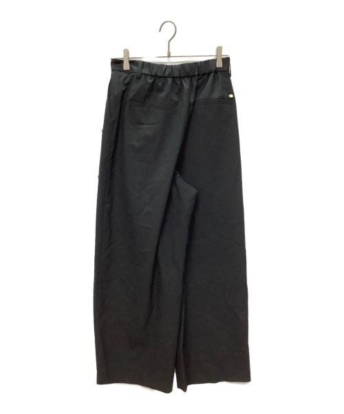 MUVEIL（ミュベール）MUVEIL (ミュベール) ビジュータックパンツ ブラック サイズ:38 未使用品の古着・服飾アイテム