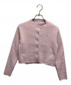HER LIP TOハーリップトゥ）の古着「Essential Cable Knit Set pink」｜ピンク