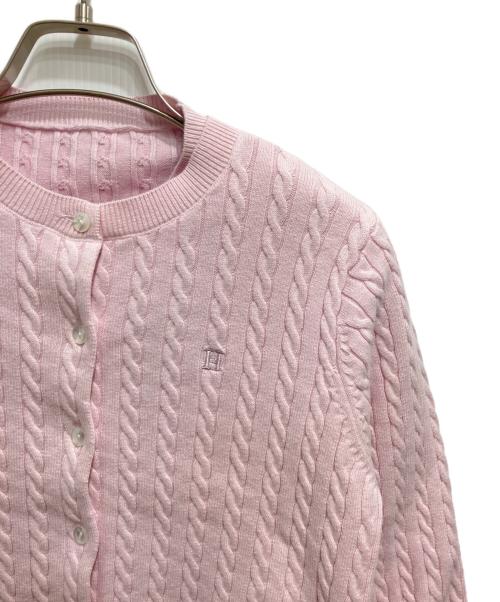 HER LIP TO（ハーリップトゥ）HER LIP TO (ハーリップトゥ) Essential Cable Knit Set pink ピンク サイズ:Sの古着・服飾アイテム