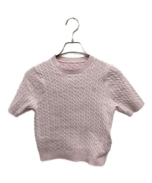 HER LIP TO（ハーリップトゥ）HER LIP TO (ハーリップトゥ) Essential Cable Knit Set pink ピンク サイズ:Sの古着・服飾アイテム