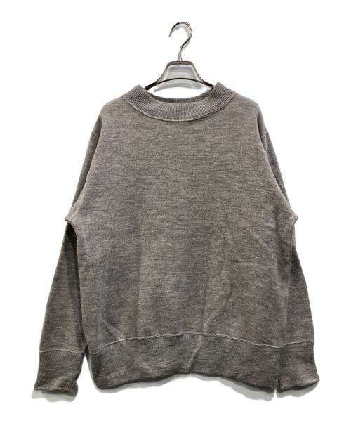 45R（フォーティファイブ・アール）45R (フォーティファイブ・アール) ウール裏毛の908ヨックネック グレー サイズ:3の古着・服飾アイテム
