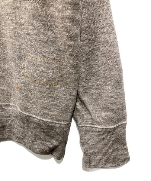 45R（フォーティファイブ・アール）45R (フォーティファイブ・アール) ウール裏毛の908ヨックネック グレー サイズ:3の古着・服飾アイテム