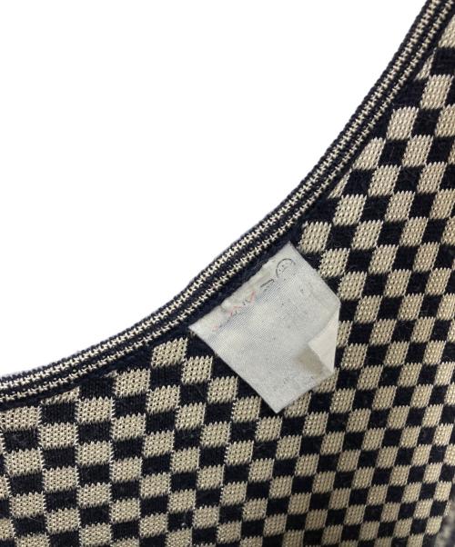 FENDI（フェンディ）FENDI (フェンディ) ニットタンクトップ ネイビー サイズ:38の古着・服飾アイテム