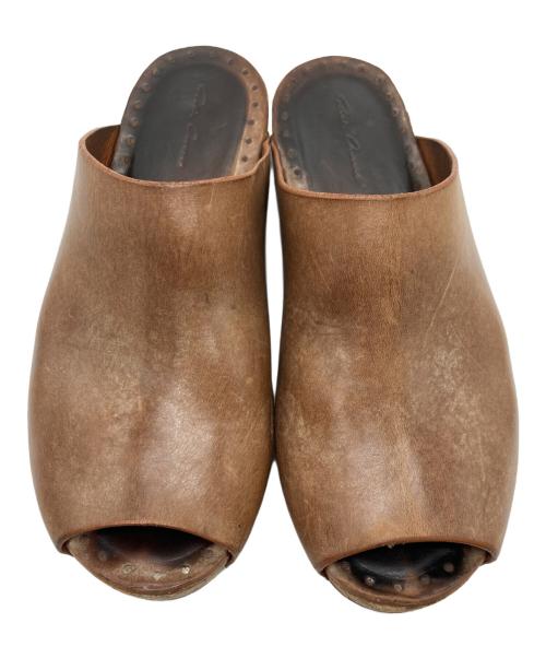 RICK OWENS（リックオウエンス）RICK OWENS (リックオウエンス) Beach island sandals ブラウン サイズ:不明の古着・服飾アイテム