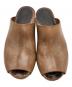 中古・古着 RICK OWENS (リックオウエンス) Beach island sandals ブラウン サイズ:不明：15000円