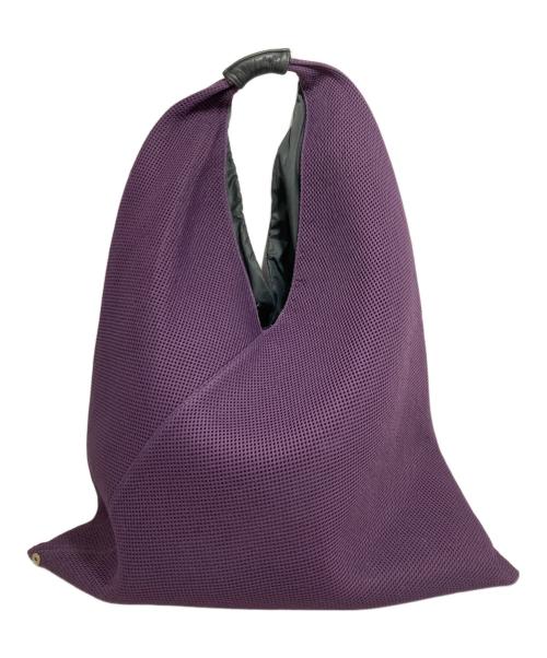 MM6 Maison Margiela（エムエムシックスメゾンマルジェラ）MM6 Maison Margiela (エムエムシックスメゾンマルジェラ) メッシュジャパニーズバッグ パープルの古着・服飾アイテム