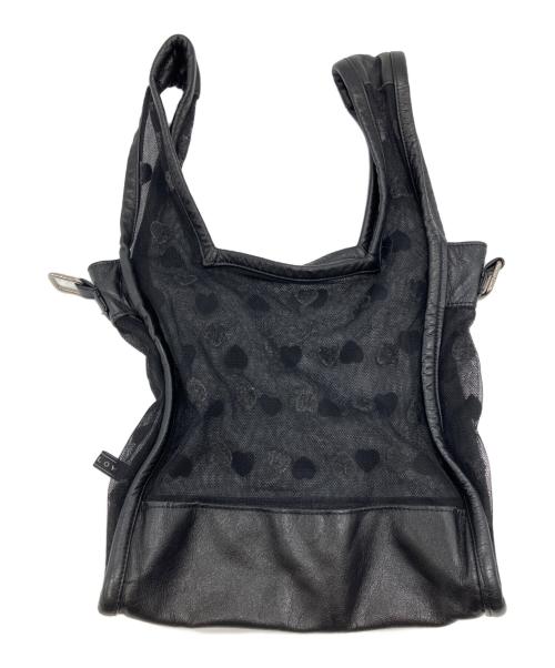 LUDLOW（ラドロー）LUDLOW (ラドロー) ミニハートチュールバッグ ブラックの古着・服飾アイテム