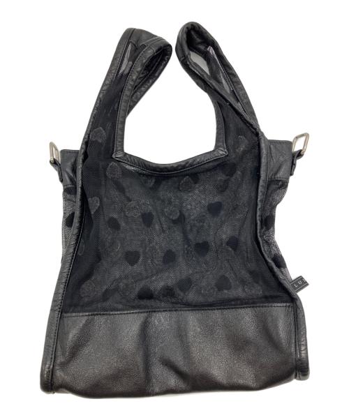 LUDLOW（ラドロー）LUDLOW (ラドロー) ミニハートチュールバッグ ブラックの古着・服飾アイテム