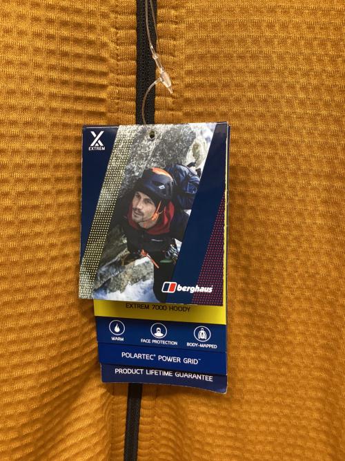 Berghaus（バーグハウス）Berghaus (バーグハウス) Extrem 7000 Hoody オレンジ サイズ:SIZE XL 未使用品の古着・服飾アイテム