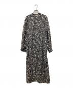 HYKEハイク）の古着「PEBBLE PRINTED MAXI DRESS」｜グレー