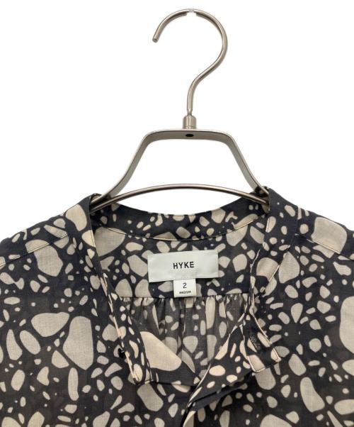 HYKE（ハイク）HYKE (ハイク) PEBBLE PRINTED MAXI DRESS グレー サイズ:2の古着・服飾アイテム