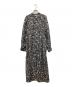 HYKE（ハイク）の古着「PEBBLE PRINTED MAXI DRESS」｜グレー