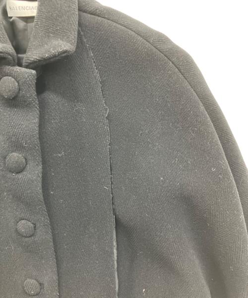 BALENCIAGA（バレンシアガ）BALENCIAGA (バレンシアガ) ドルマンコート ブラック サイズ:34の古着・服飾アイテム