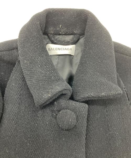 BALENCIAGA（バレンシアガ）BALENCIAGA (バレンシアガ) ドルマンコート ブラック サイズ:34の古着・服飾アイテム