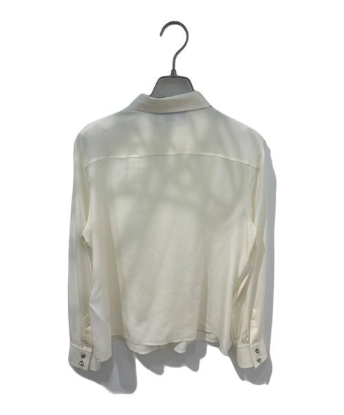 GUCCI（グッチ）GUCCI (グッチ) シルククレープデシン シャツ　761896 ベージュ サイズ:40の古着・服飾アイテム