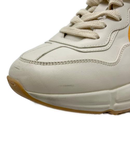 GUCCI（グッチ）GUCCI (グッチ) Interlocking G and Hearts スニーカー ベージュ サイズ:37の古着・服飾アイテム