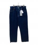 JOURNAL STANDARD relumeジャーナルスタンダード レリューム）の古着「クラフト デニム ナロー ストレート パンツ」｜インディゴ