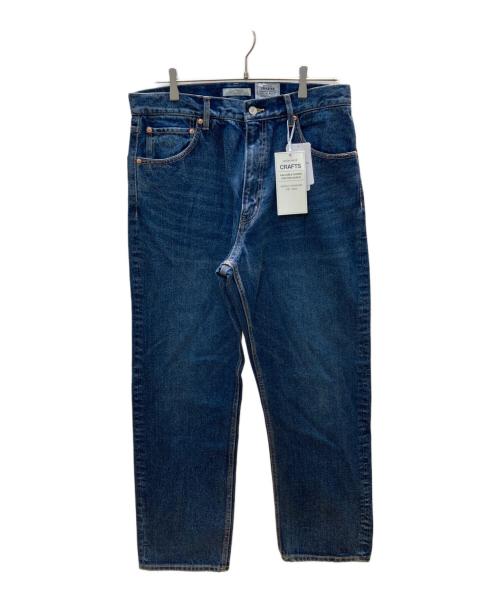 JOURNAL STANDARD relume（ジャーナルスタンダード レリューム）JOURNAL STANDARD relume (ジャーナルスタンダード レリューム) クラフト デニム ナロー ストレート パンツ インディゴ サイズ:L 未使用品の古着・服飾アイテム