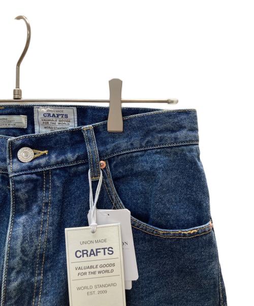 JOURNAL STANDARD relume（ジャーナルスタンダード レリューム）JOURNAL STANDARD relume (ジャーナルスタンダード レリューム) クラフト デニム ナロー ストレート パンツ インディゴ サイズ:L 未使用品の古着・服飾アイテム