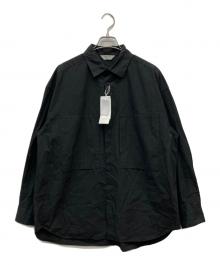 STILL BY HAND（スティルバイハンド）の古着「ガーメントダイオーバーシャツ」｜ブラック