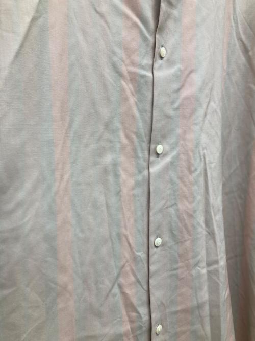 OVERCOAT（オーバーコート）OVERCOAT (オーバーコート) Dropped Shoulder Hoody Top ベージュ×ピンク サイズ:SIZE 1の古着・服飾アイテム