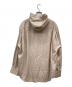 OVERCOAT (オーバーコート) Dropped Shoulder Hoody Top ベージュ×ピンク サイズ:SIZE 1：12000円