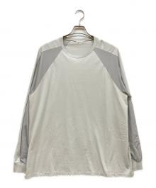 LAD MUSICIAN（ラッドミュージシャン）の古着「MESH LINE LONG SLEEVE T-SHIRT」｜グレー