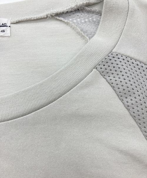 LAD MUSICIAN（ラッドミュージシャン）LAD MUSICIAN (ラッドミュージシャン) MESH LINE LONG SLEEVE T-SHIRT グレー サイズ:46の古着・服飾アイテム