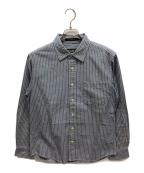 Eddie Bauerエディーバウアー）の古着「ストライプシャツ」｜ネイビー