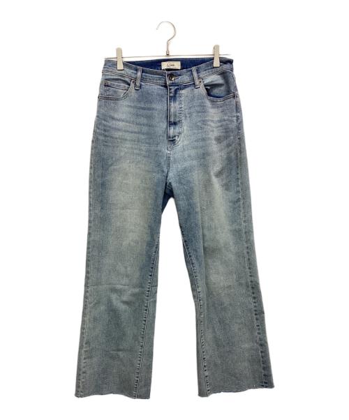 Q.anos（キュアノス）Q.anos (キュアノス) リラックスワイドデニム ブルー サイズ:1の古着・服飾アイテム