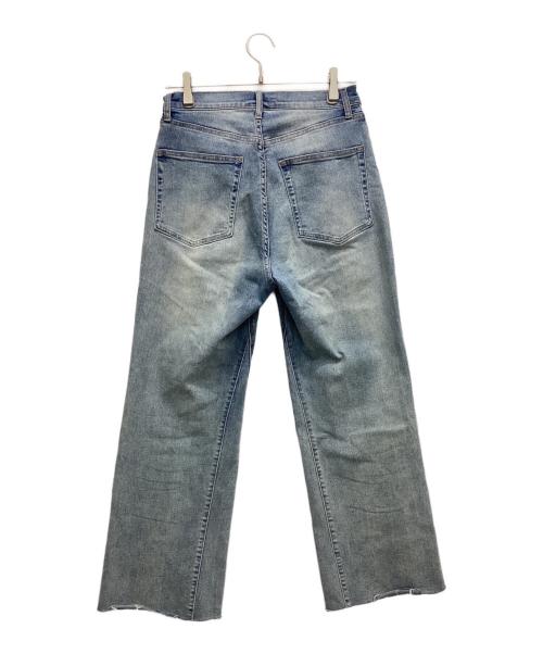 Q.anos（キュアノス）Q.anos (キュアノス) リラックスワイドデニム ブルー サイズ:1の古着・服飾アイテム