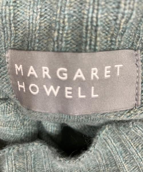 MARGARET HOWELL（マーガレットハウエル）MARGARET HOWELL (マーガレットハウエル) TWISTED CASHMERE WOOLニット グリーン サイズ:2の古着・服飾アイテム