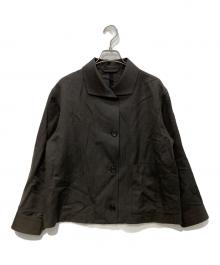MARGARET HOWELL（マーガレットハウエル）の古着「WOOL LINEN HOPSAC」｜ブラウン