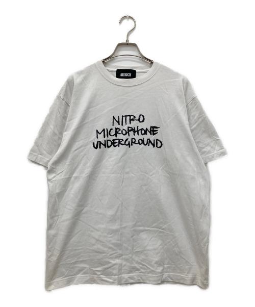 NITRICH（ナイトリッチ）NITRICH (ナイトリッチ) プリントTシャツ ホワイト サイズ:Lの古着・服飾アイテム
