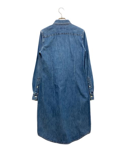 RALPH LAUREN（ラルフローレン）RALPH LAUREN (ラルフローレン) デニムシャツワンピース インディゴ サイズ:Sの古着・服飾アイテム