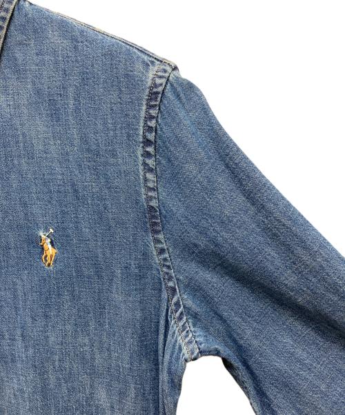 RALPH LAUREN（ラルフローレン）RALPH LAUREN (ラルフローレン) デニムシャツワンピース インディゴ サイズ:Sの古着・服飾アイテム