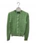 POLO RALPH LAUREN（ポロ・ラルフローレン）の古着「ケーブルニットカーディガン」｜グリーン