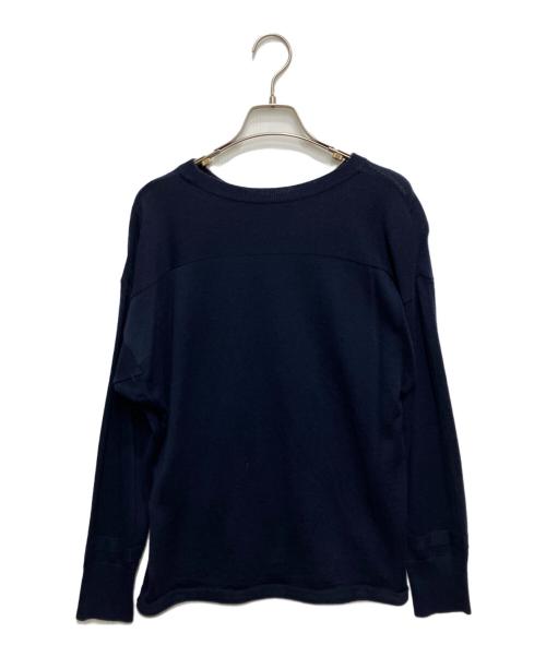 PLEATS PLEASE（プリーツプリーズ）PLEATS PLEASE (プリーツプリーズ) LOVE KNIT ネイビー サイズ:3の古着・服飾アイテム