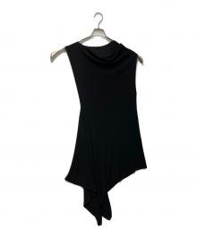 ISSEY MIYAKE（イッセイミヤケ）の古着「変形ニットワンピース　IL63KH713」｜ブラック