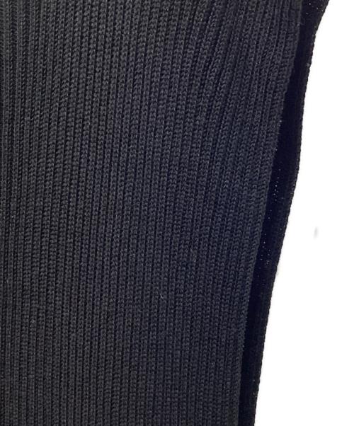 ISSEY MIYAKE（イッセイミヤケ）ISSEY MIYAKE (イッセイミヤケ) 変形ニットワンピース　IL63KH713 ブラック サイズ:2の古着・服飾アイテム