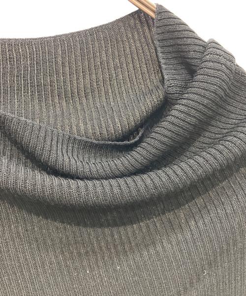 ISSEY MIYAKE（イッセイミヤケ）ISSEY MIYAKE (イッセイミヤケ) 変形ニットワンピース　IL63KH713 ブラック サイズ:2の古着・服飾アイテム