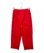 me ISSEY MIYAKEミーイッセイ ミヤケ）の古着「FINE KNIT PLEATS BOTTOM 2」｜レッド