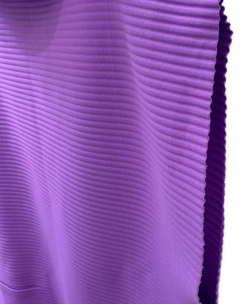 me ISSEY MIYAKE（ミーイッセイ ミヤケ）me ISSEY MIYAKE (ミーイッセイ ミヤケ) ノースリーブプリーツチュニック パープル サイズ:Freeの古着・服飾アイテム