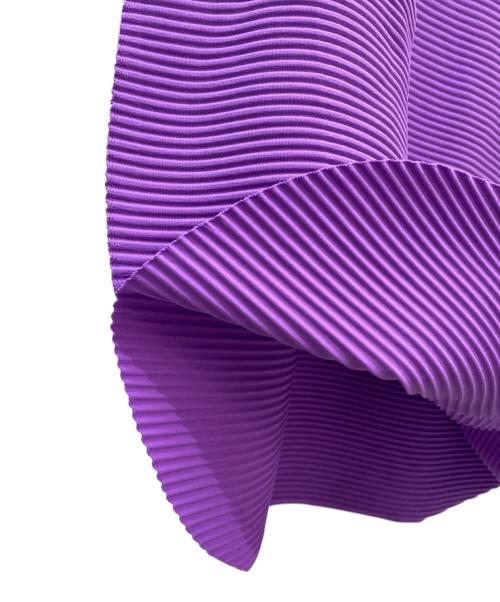 me ISSEY MIYAKE（ミーイッセイ ミヤケ）me ISSEY MIYAKE (ミーイッセイ ミヤケ) ノースリーブプリーツチュニック パープル サイズ:Freeの古着・服飾アイテム