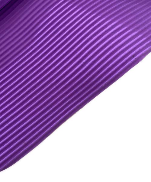 me ISSEY MIYAKE（ミーイッセイ ミヤケ）me ISSEY MIYAKE (ミーイッセイ ミヤケ) ノースリーブプリーツチュニック パープル サイズ:Freeの古着・服飾アイテム