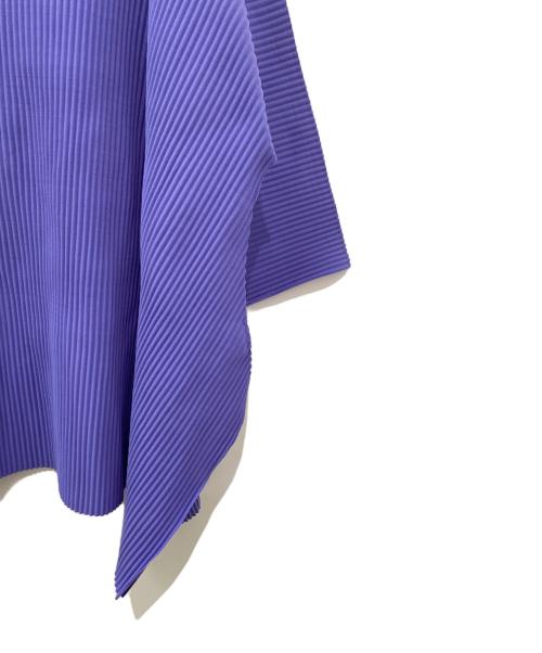 me ISSEY MIYAKE（ミーイッセイ ミヤケ）me ISSEY MIYAKE (ミーイッセイ ミヤケ) プリーツワイドカットソー ラベンダー サイズ:Freeの古着・服飾アイテム