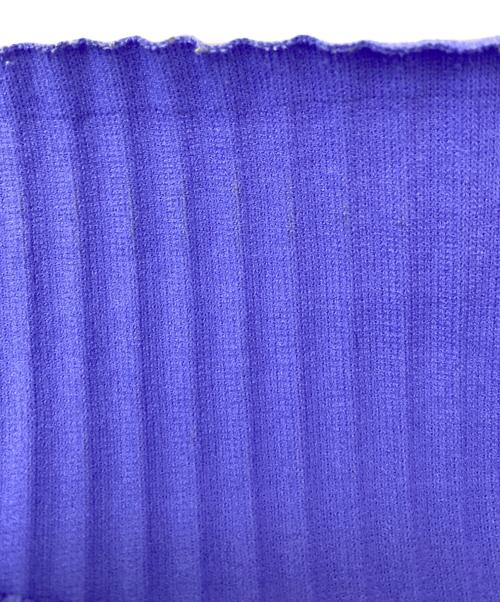 me ISSEY MIYAKE（ミーイッセイ ミヤケ）me ISSEY MIYAKE (ミーイッセイ ミヤケ) プリーツワイドカットソー ラベンダー サイズ:Freeの古着・服飾アイテム