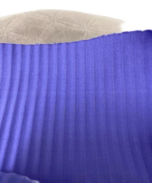 me ISSEY MIYAKE（ミーイッセイ ミヤケ）me ISSEY MIYAKE (ミーイッセイ ミヤケ) プリーツワイドカットソー ラベンダー サイズ:Freeの古着・服飾アイテム